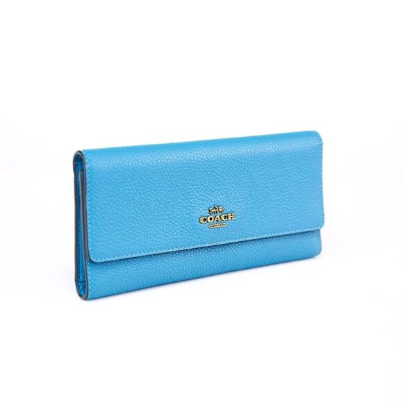 NWT Coach Trifold Soft Leather Slim Wallet - Picture 3 of 8